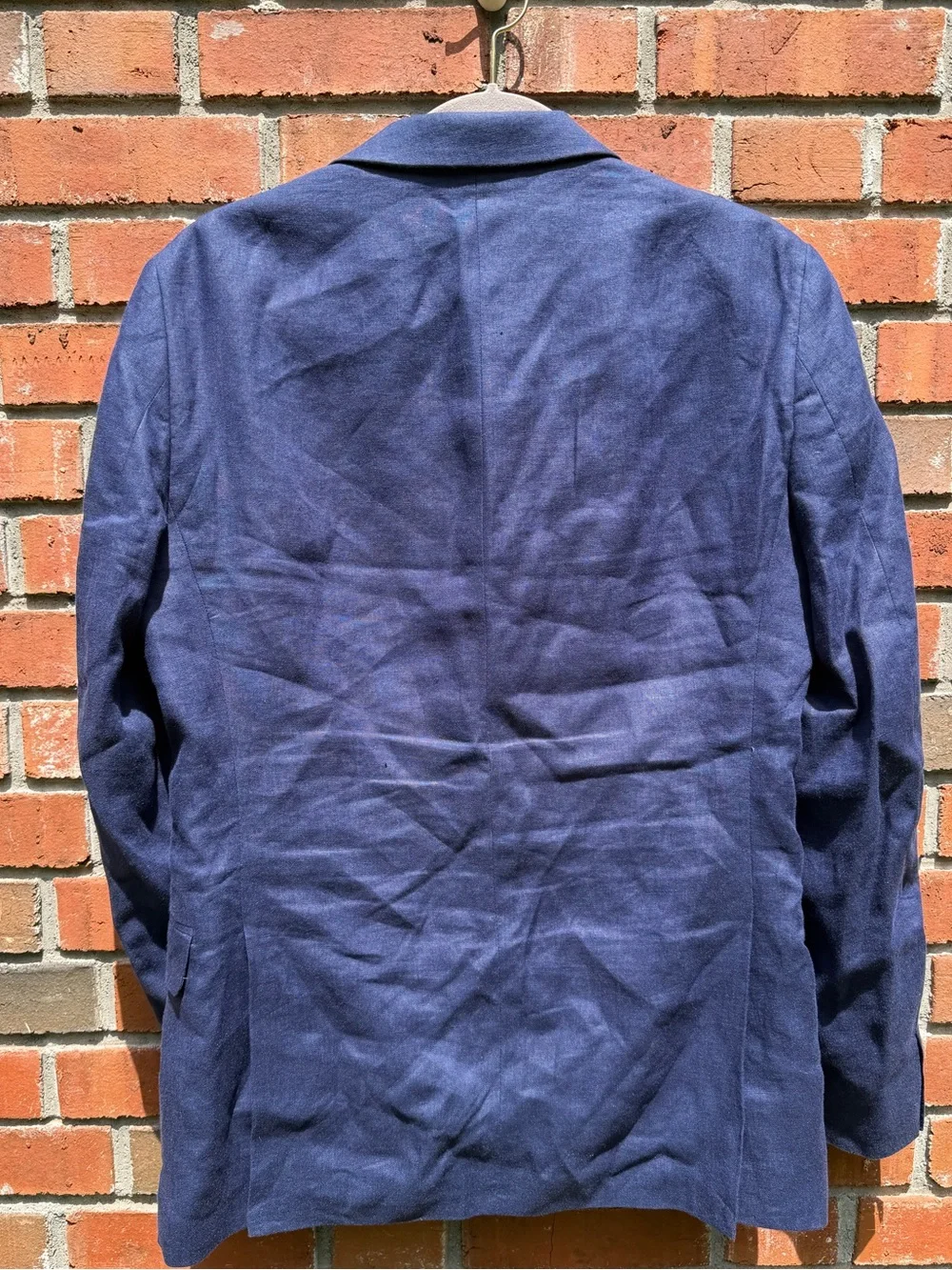 Lauren Ralph Lauren Linen Navy Blue Sports Jacket